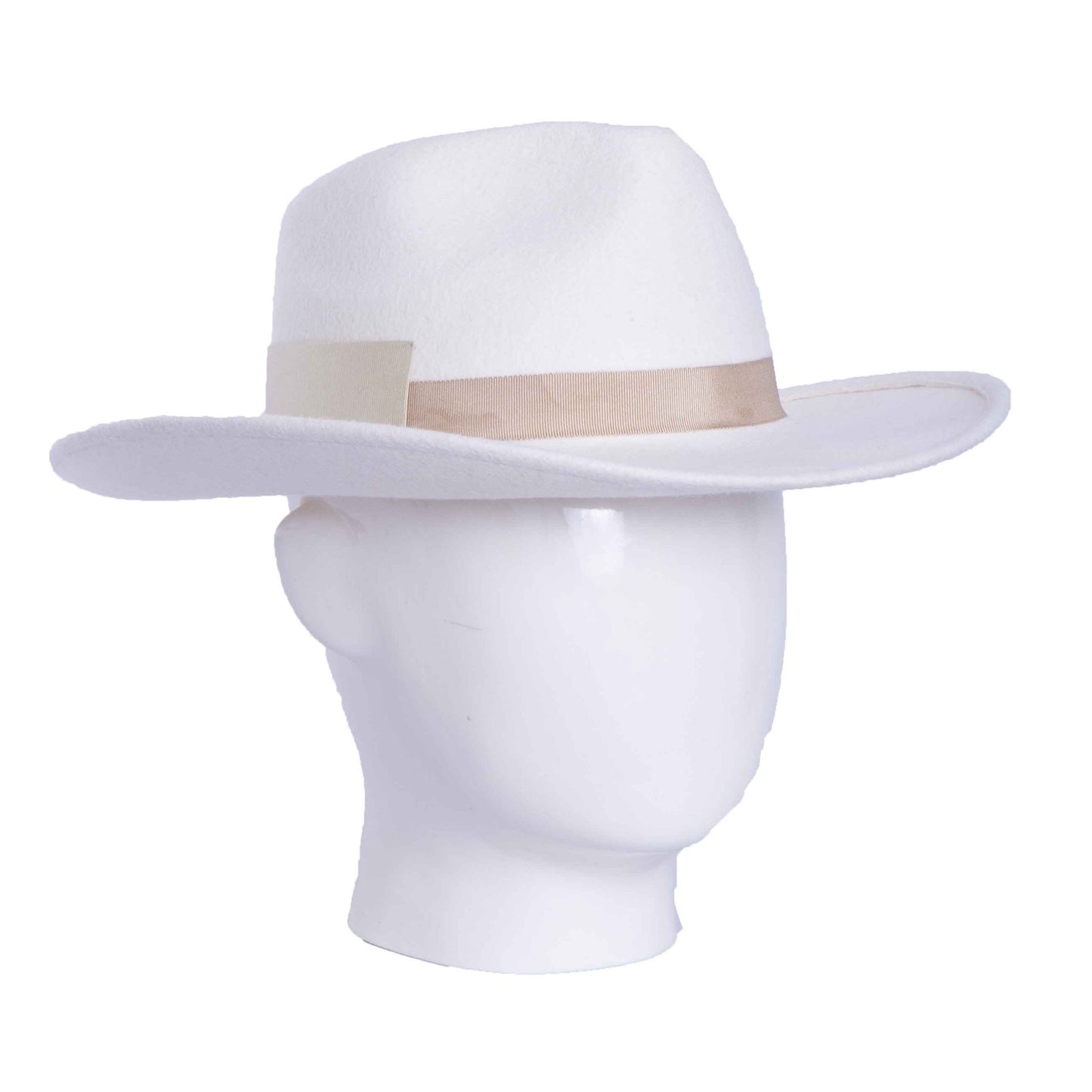 Dixie, Wool Felt Hat, Ivory