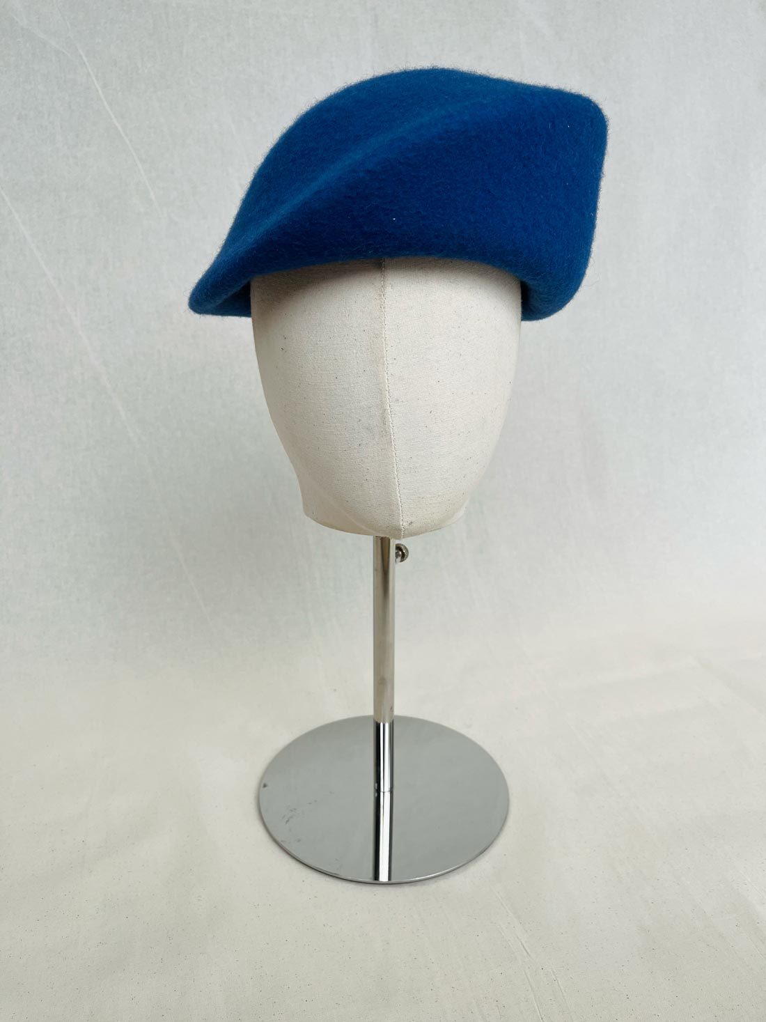 Bae Beret, Wool Felt Hat, Royal Blue