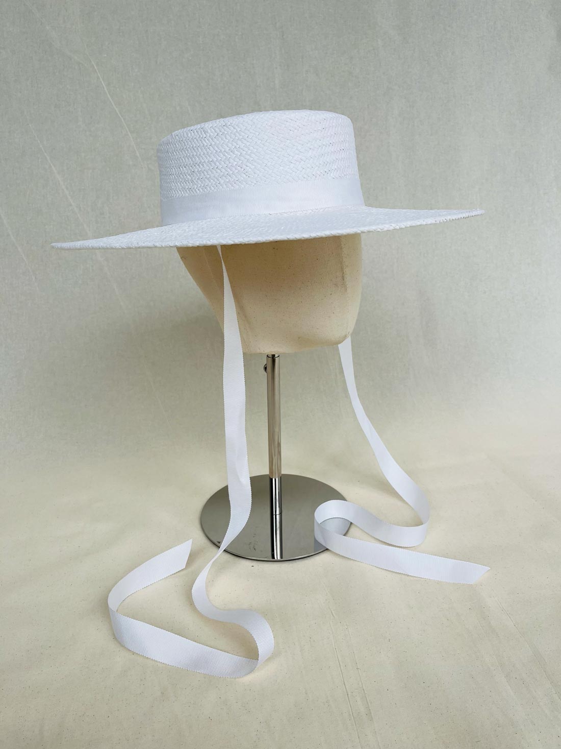 Billie Bolero, Paper Panama Hat, White
