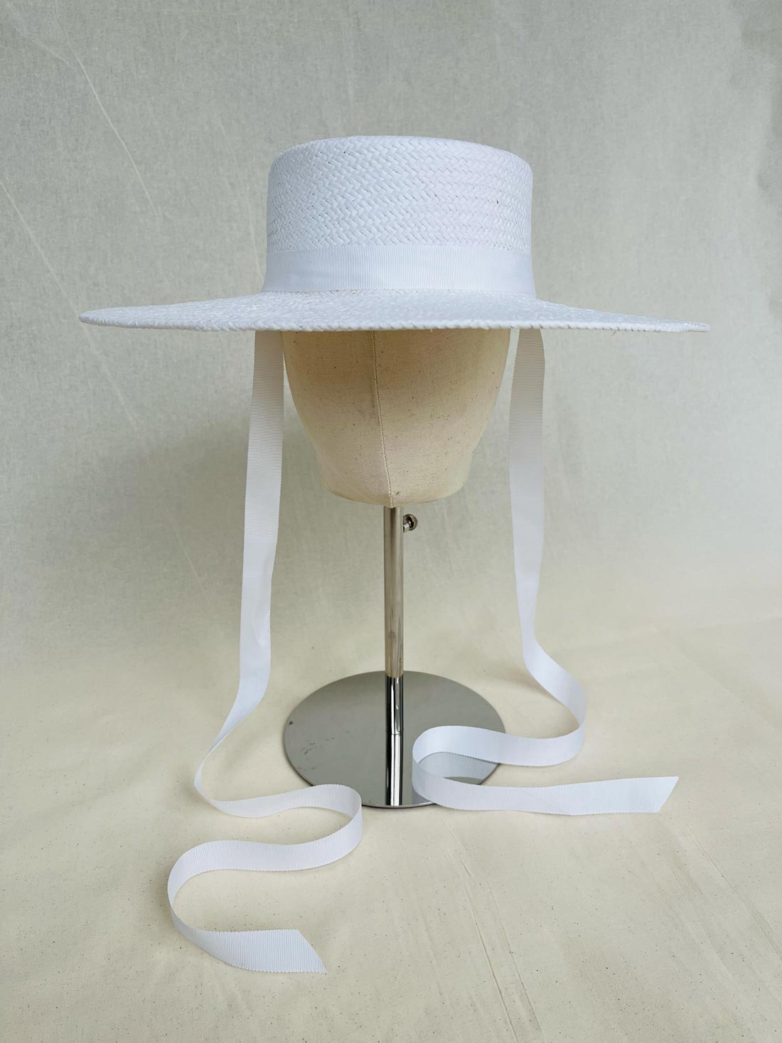 Billie Bolero, Paper Panama Hat, White
