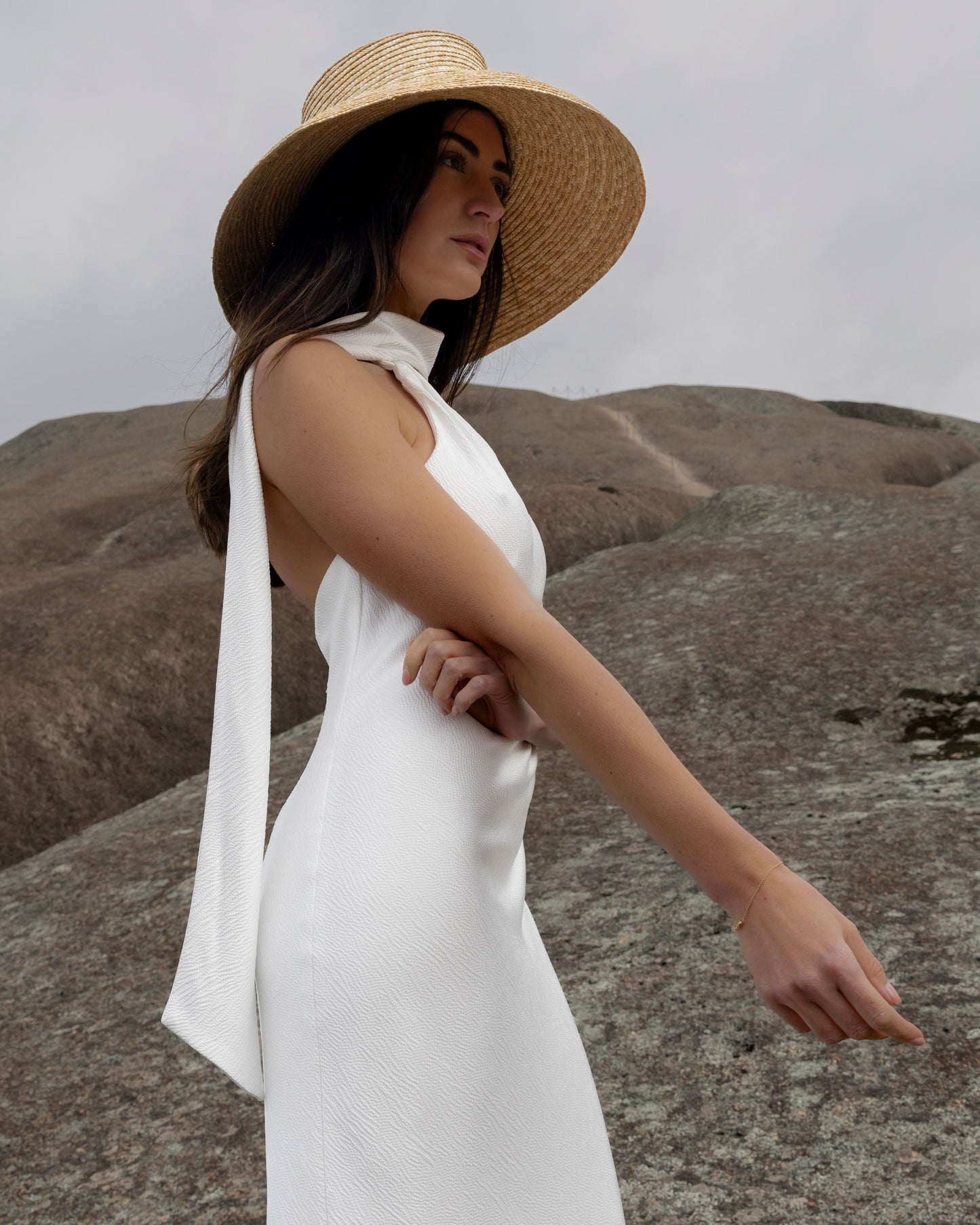 Leo, Asymmetrical Wheat Straw Hat
