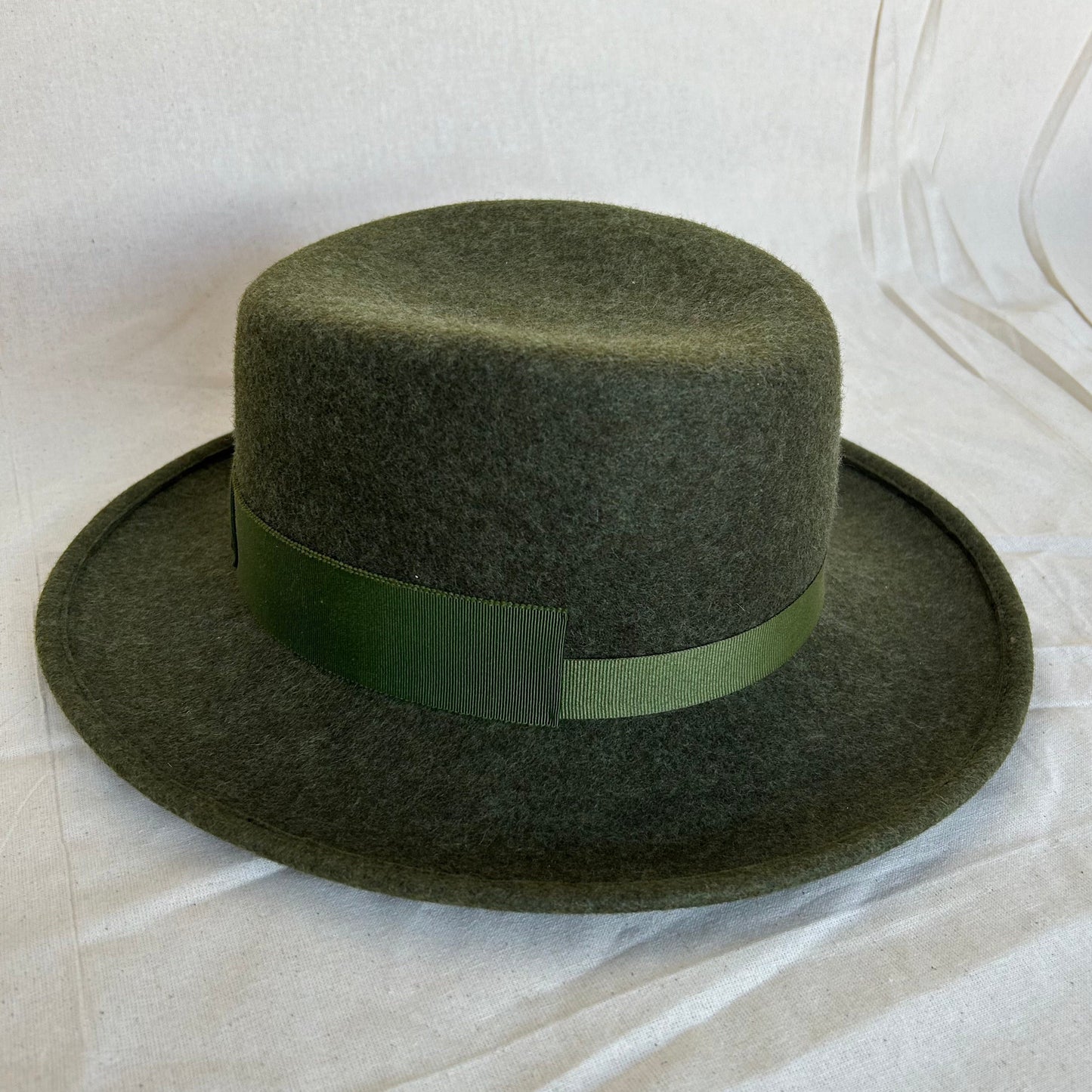 Hunter, Wool Felt Hat, Olive Green Marle