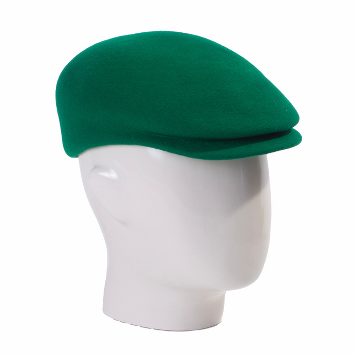 Poorboy, Wool Felt Hat, Emerald Green