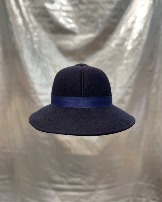 Safari, Wool Felt Hat, Navy