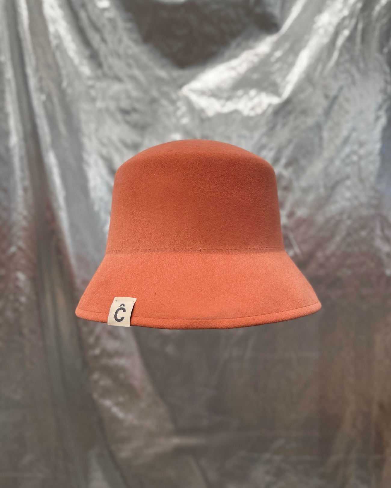 Flexxi Bucket, Crushable Felt Hat, Peach