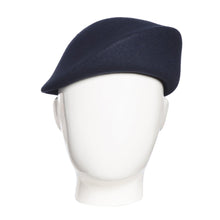 Bae Beret, Wool Felt Hat, Navy