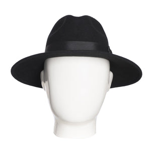 Fedora, Wool Felt Hat, Black