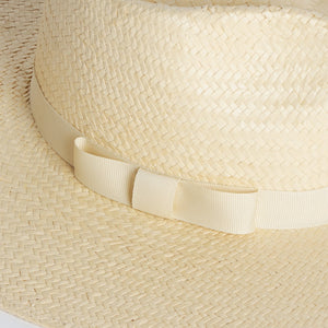 Jana, Teardrop Fedora, Paper Panama Hat