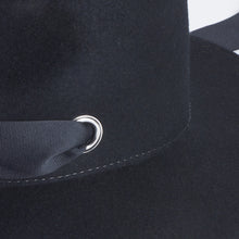 Maya Fedora, Wool Felt Hat, Black
