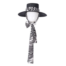 Sabi Sabi, Wheat Straw Hat, Black
