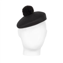 Oui Oui, Blocked Fabric Hat With Wool Pom POm