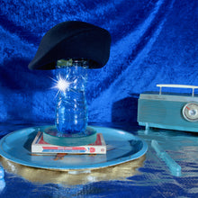 Bae Beret, Wool Felt Hat, Navy