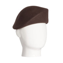 Bae Beret, Wool Felt Hat, Choc Brown