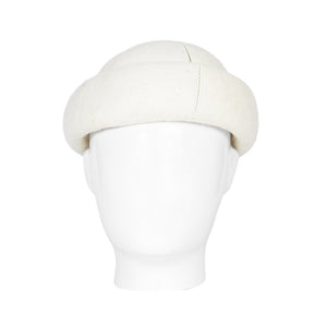 Docker Beanie, Felt Hat, Ivory