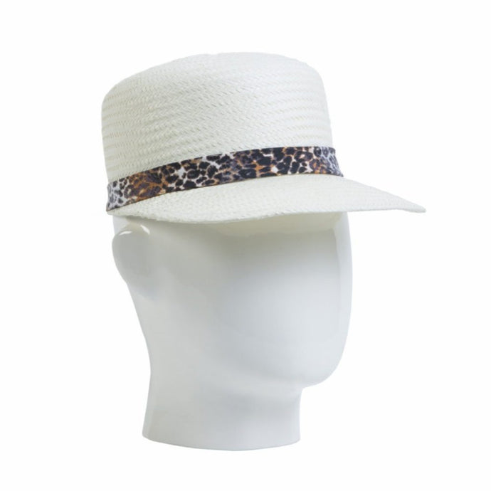 Pee Cap, Paper Panama Hat, White
