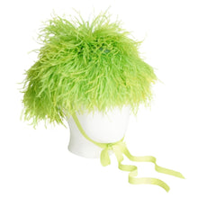 Sway, Ostrich Feather Hat, Lime