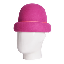Docker Beanie Extended, Wool Felt Hat, Pink