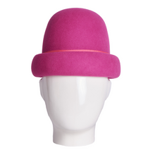 Docker Beanie Extended, Wool Felt Hat, Pink