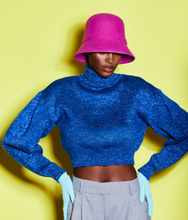 Bounce Bucket, Wool Felt Hat, Mulberry