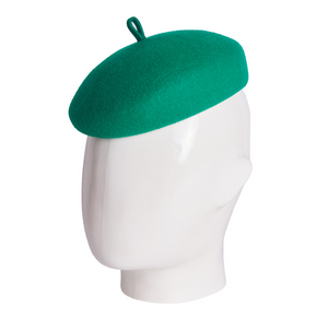 Ping Pong, Wool Felt Hat, Emerald Green