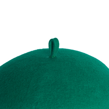 Ping Pong, Wool Felt Hat, Emerald Green