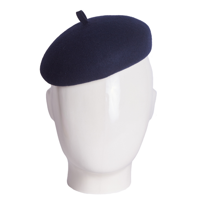 Ping Pong, Wool Felt Hat, Navy