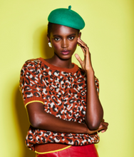 Ping Pong, Wool Felt Hat, Emerald Green