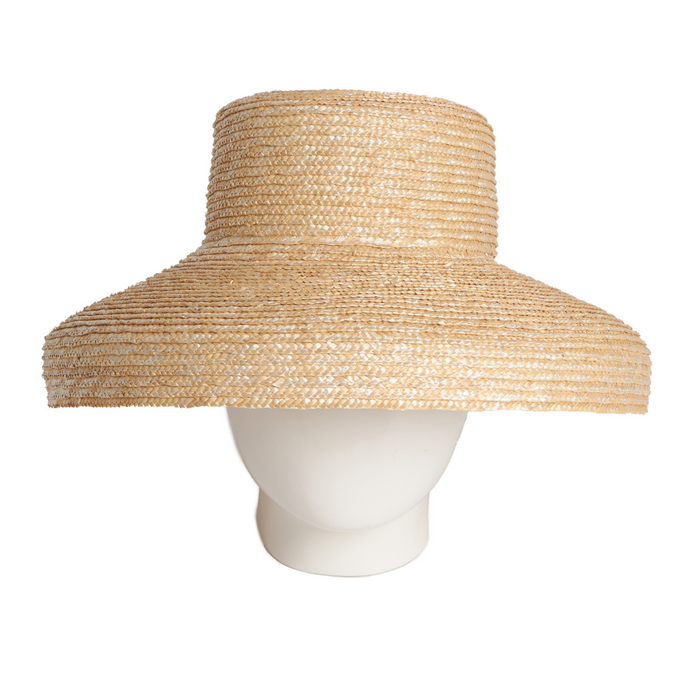 Luna, Wheat Straw Bell Shape Sun Hat