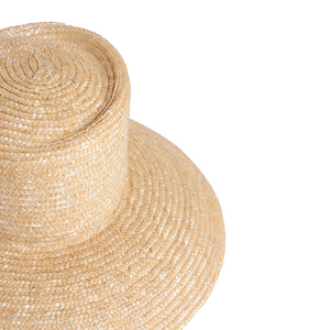 Leo, Asymmetrical Wheat Straw Hat