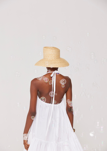 Leo, Asymmetrical Wheat Straw Hat
