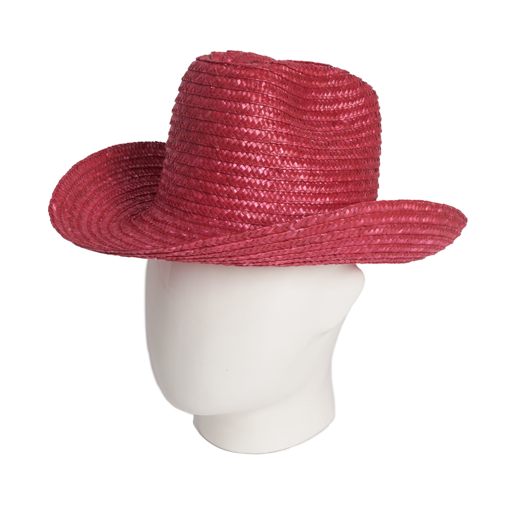 Willow, Red Wheat Straw Cowboy Hat