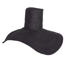 Siwa, Wheat Straw Sun Hat, Black