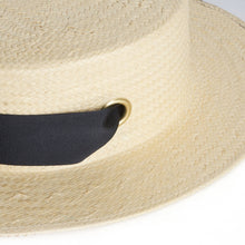 Poppy Boater, Paper Panama Hat