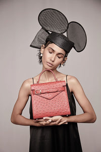 Miserable Minnie, Corduroy Hat With Nettex and Sinamay Trim
